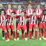 Incontro amichevole di calcio tra Atletico Madrid e Crotone