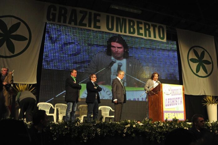 Manifestazione "Orgoglio leghista" alla Fiera di Bergamo