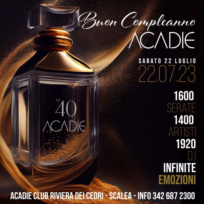 Acadie Club 40anni 2