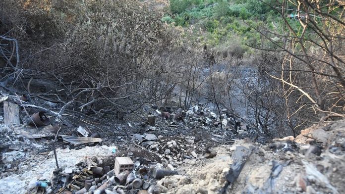 mosorrofa rifiuti bruciati andidero