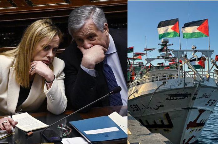 piano-governo-global-sumud-flotilla-meloni-tajani-crosetto