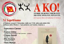 Cosenza, 19 dicembre: presentazione del libro “A Ko!”- Storie di migrazione, diritti e resistenza