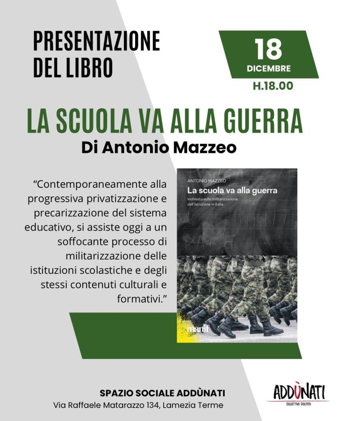 la scuola va alla guerra