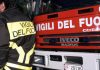 Tarsia, vasto incendio in un’azienda di trattamento rifiuti