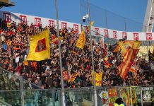 Frosinone-Catanzaro. Solito esodo giallorosso con mille tifosi al seguito. Aquilani: “Umiltà e sacrificio”